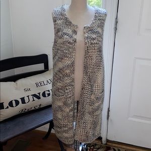 Long sweater vest